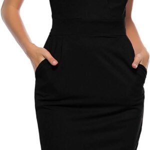 womens business retro cocktail pencil wear to work office casual dress