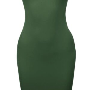 womens solid fitted classic short sleeve premium cotton midi dress